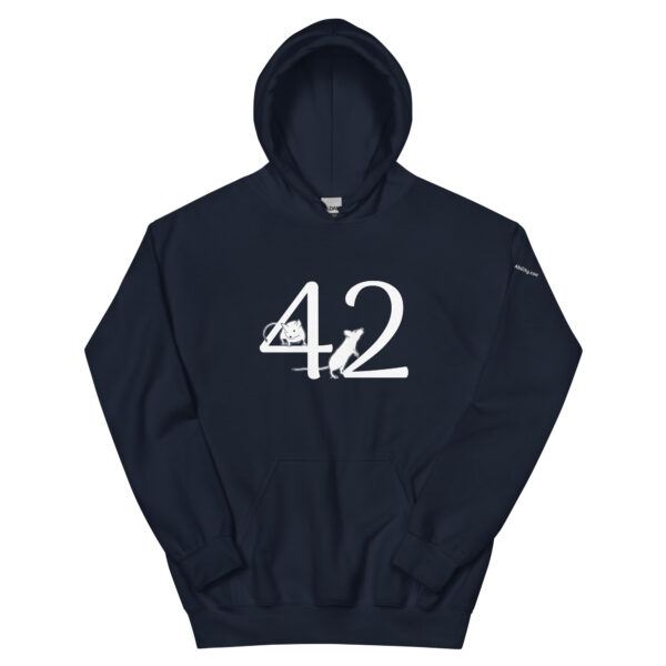 Meaning of Life Hoodie in Navy Blue