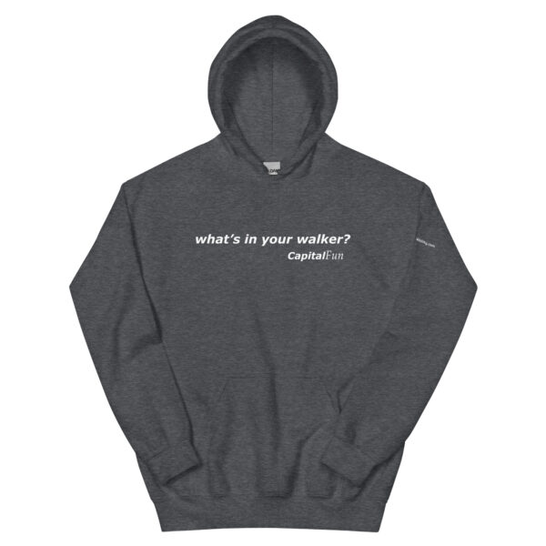 what's in your walker hoodie in heather gray