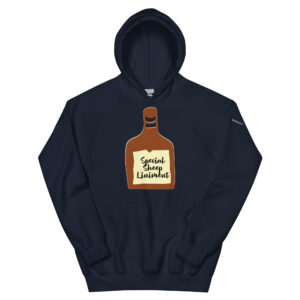 Special Sheep Liniment Hoodie in Navy Blue