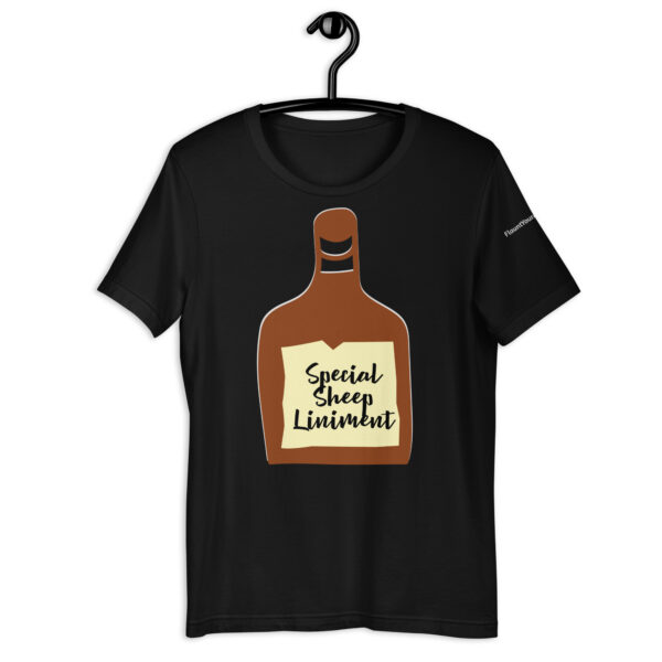 Special Sheep Liniment t-shirt in Black