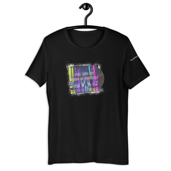 I Feel Like I'm Going Around In Circles Tee in Black