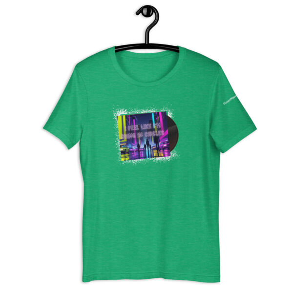 I Feel Like I'm Going Around In Circles Tee in Heather Kelly Green