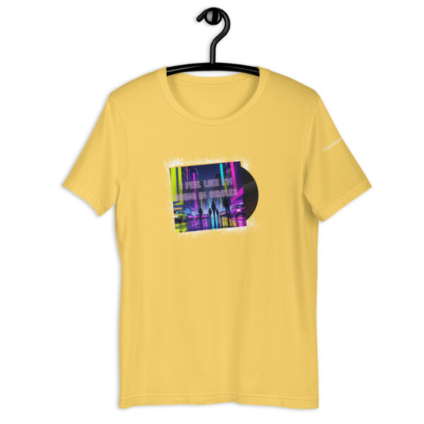 I Feel Like I'm Going Around In Circles Tee in Yellow