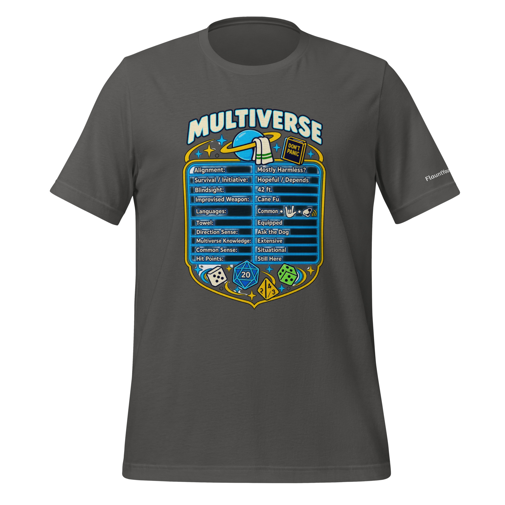 Multiverse Mostly Harmless Stats T-Shirt - Image 42