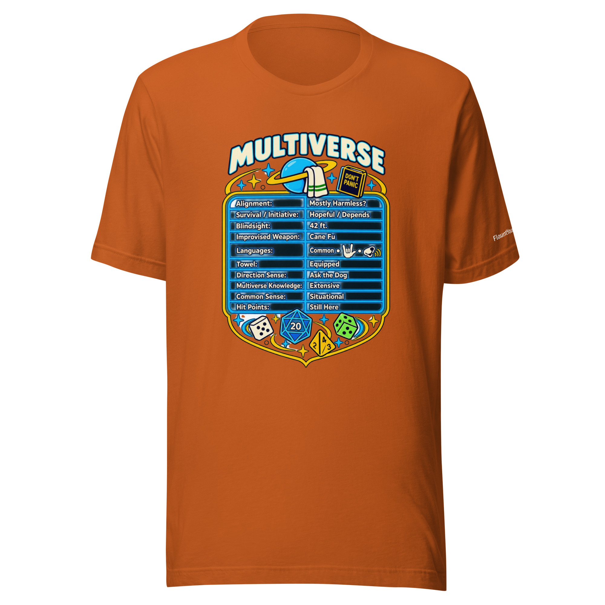 Multiverse Mostly Harmless Stats T-Shirt - Image 8