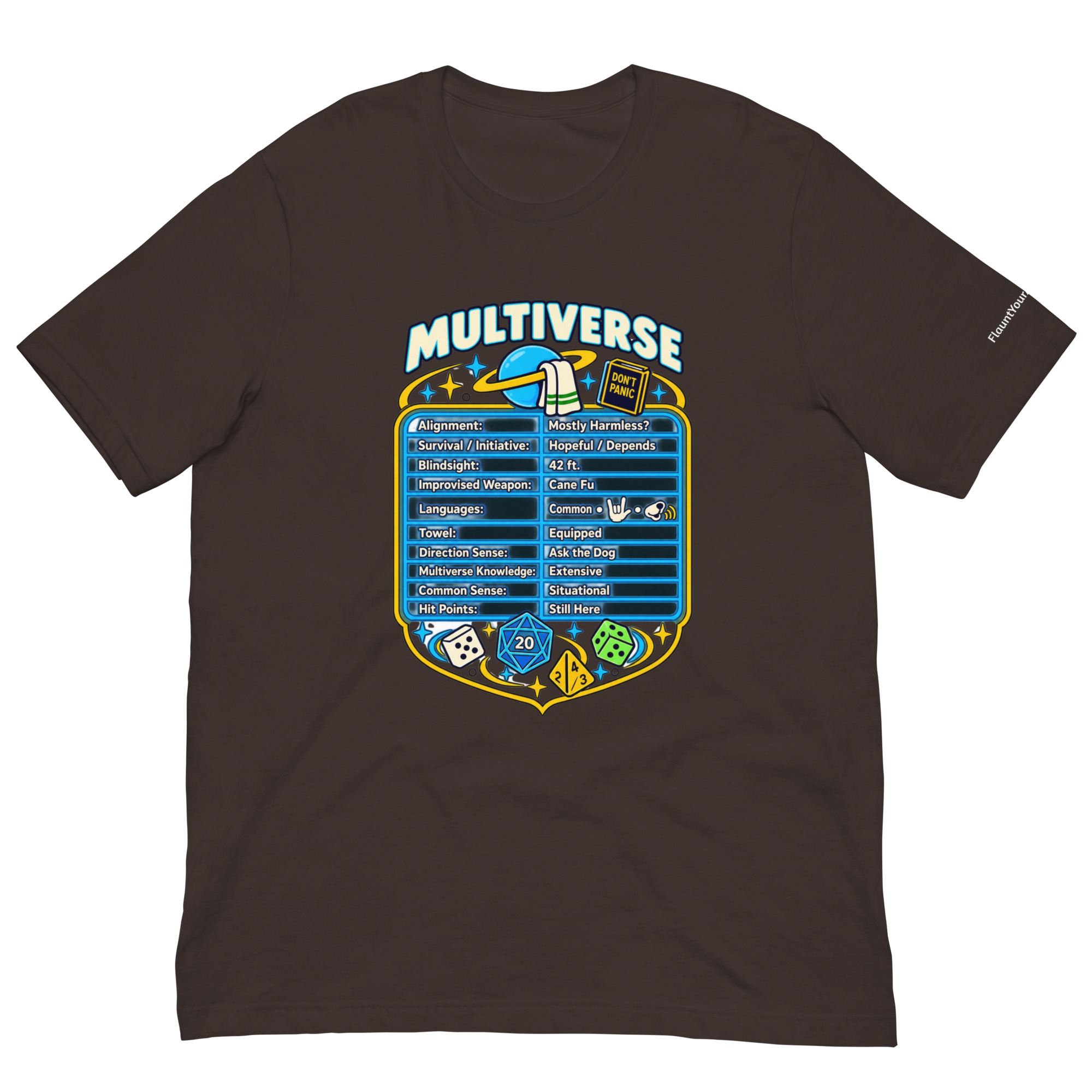 Multiverse Mostly Harmless Stats T-Shirt - Image 31