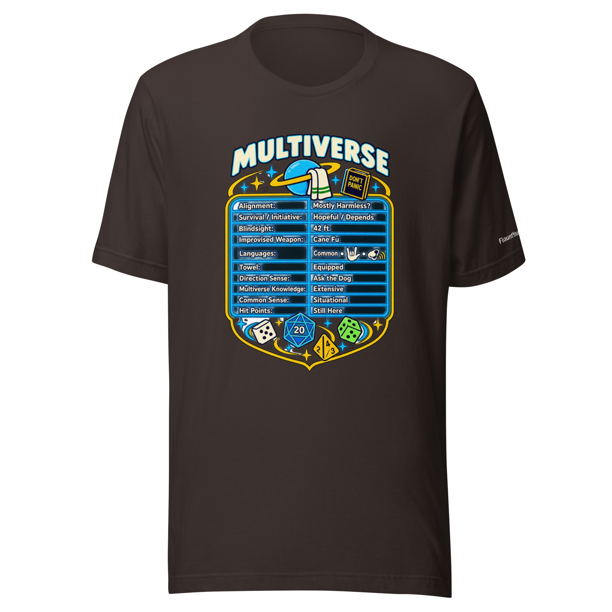 Multiverse Mostly Harmless Stats T-Shirt - Image 3