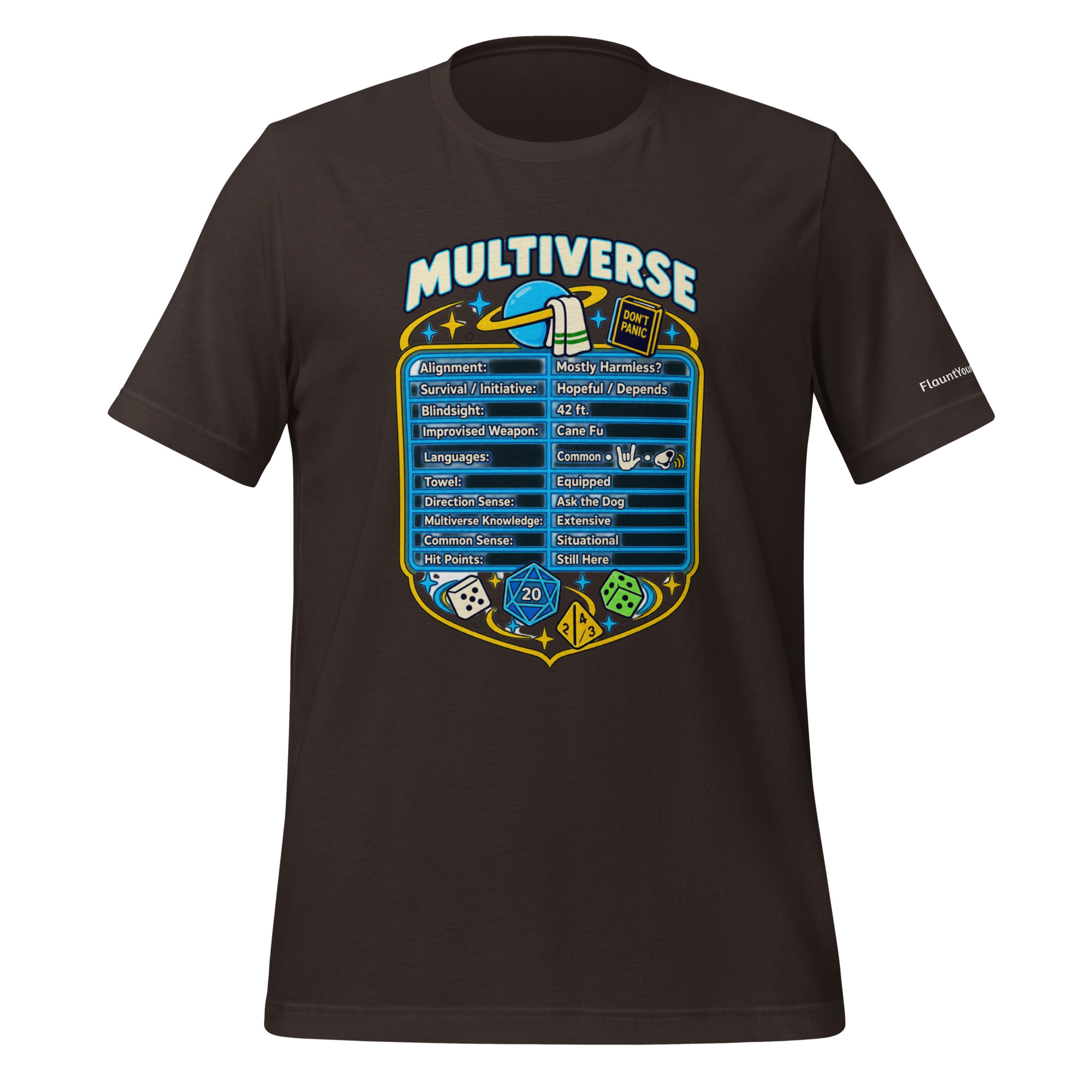 Multiverse Mostly Harmless Stats T-Shirt - Image 37