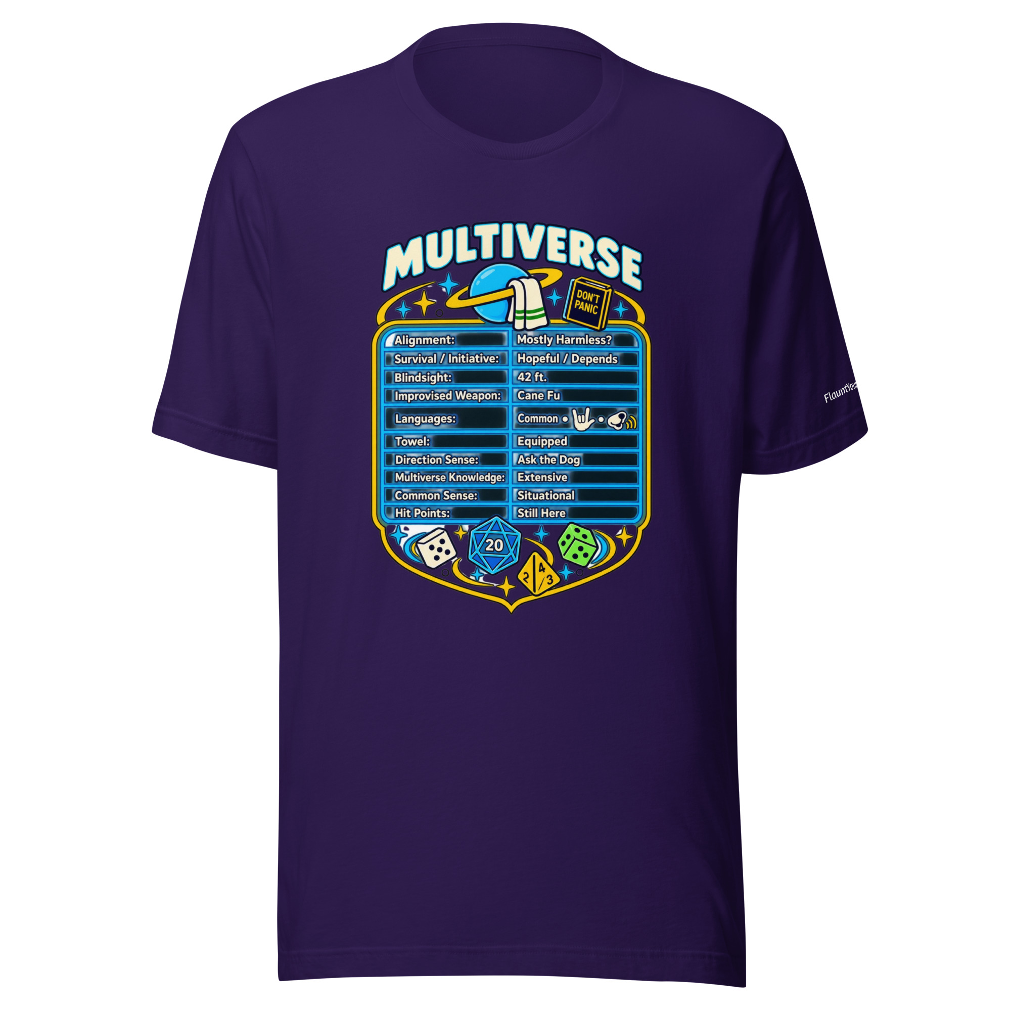 Multiverse Mostly Harmless Stats T-Shirt - Image 2