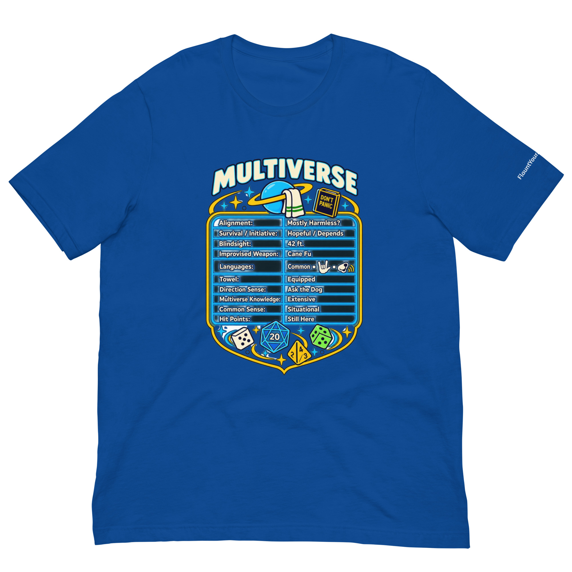 Multiverse Mostly Harmless Stats T-Shirt - Image 34
