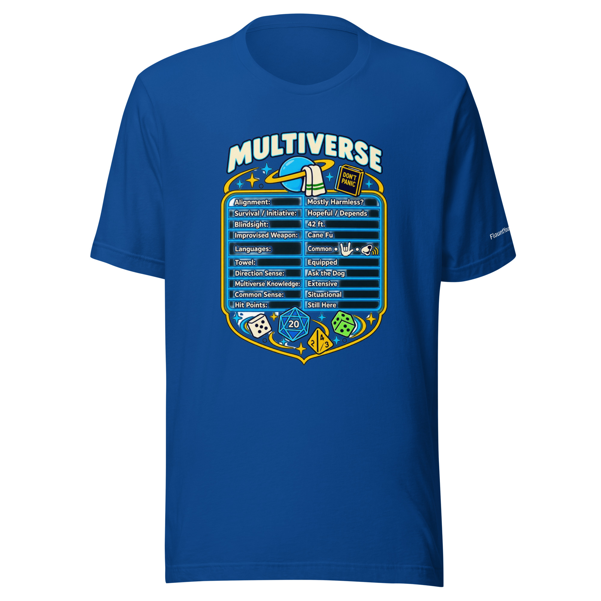 Multiverse Mostly Harmless Stats T-Shirt - Image 5